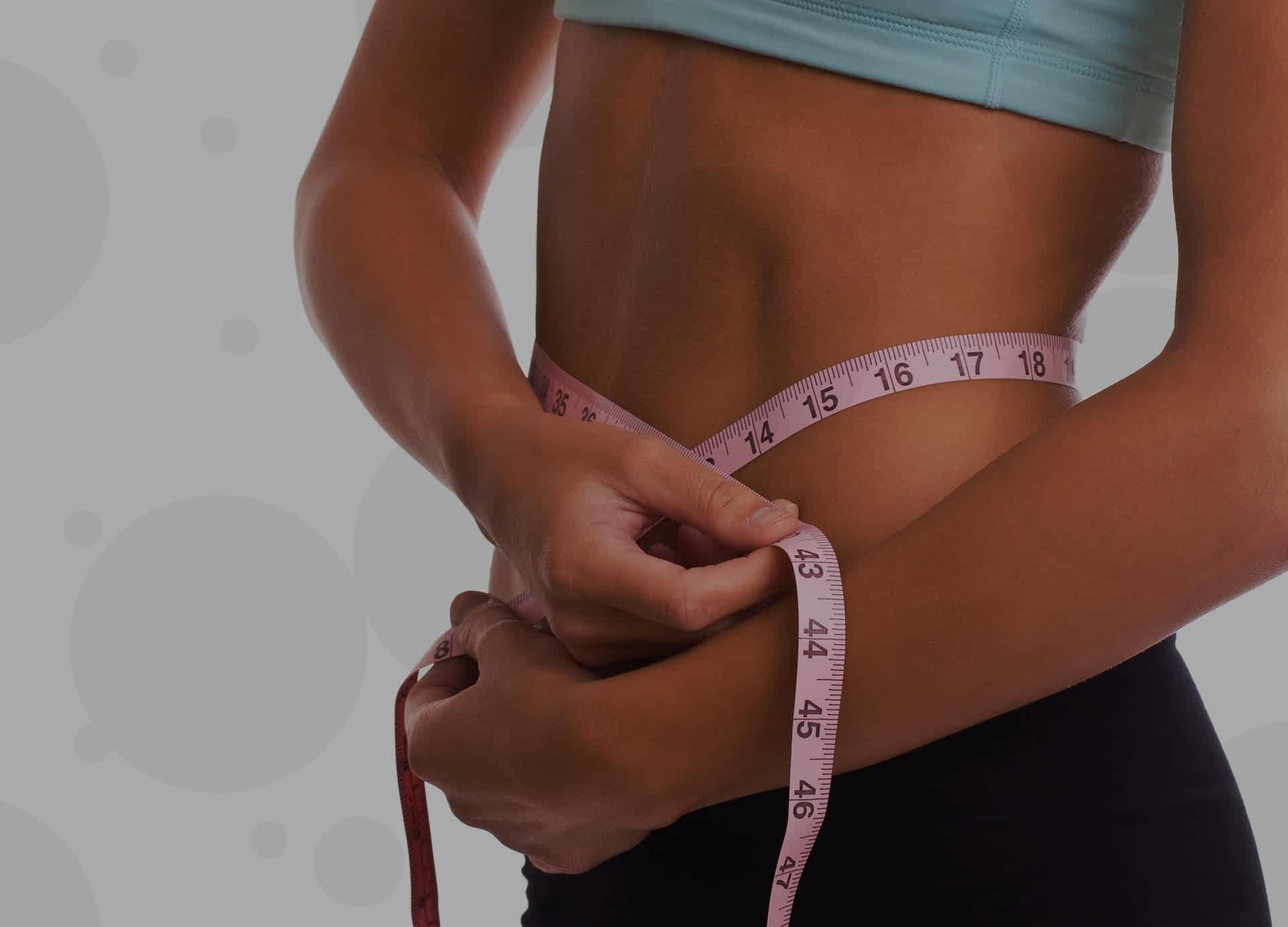 Girl seeing it's weight